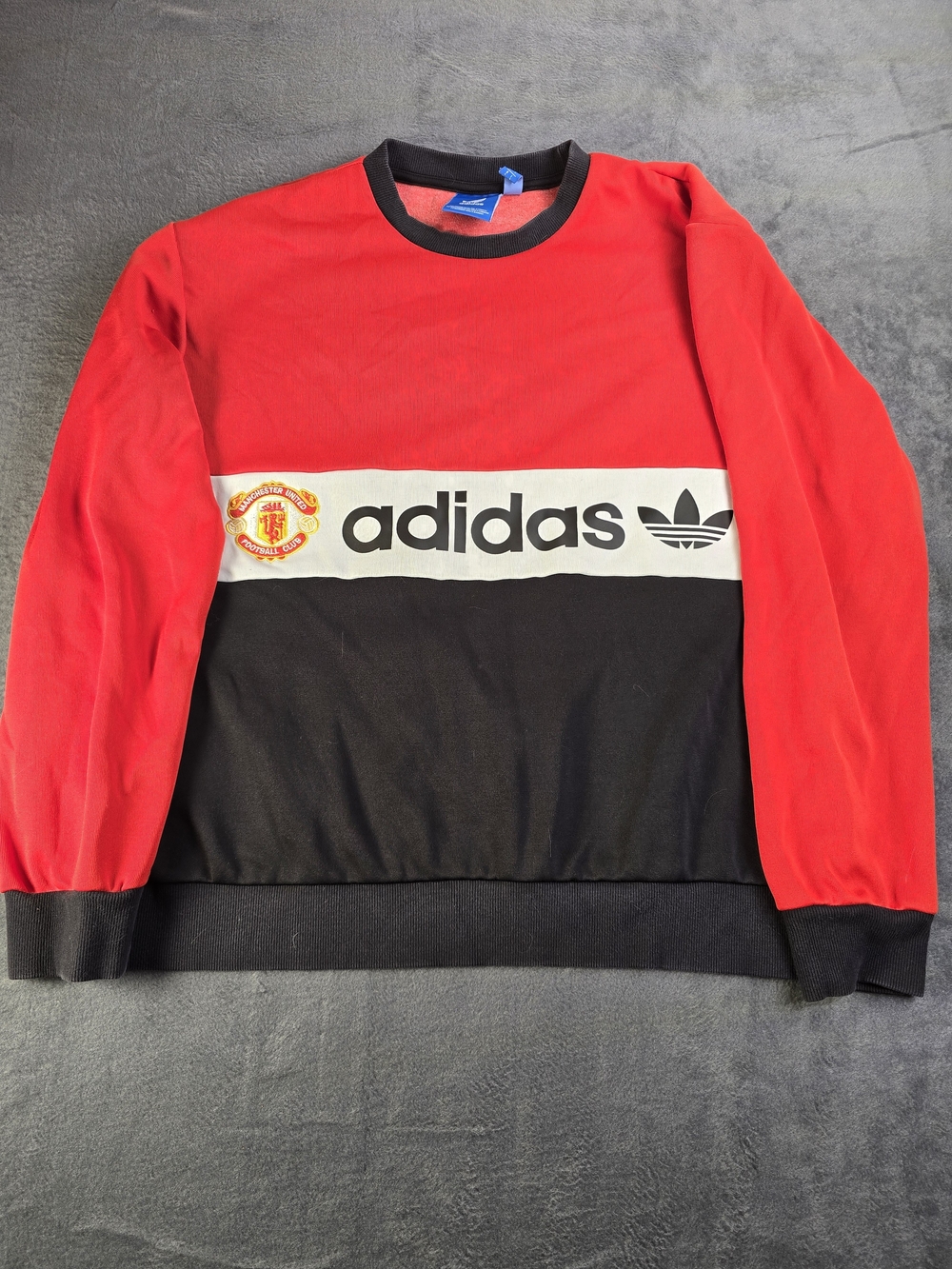 Adidas Originals Manchester United 1984 Retro Crewneck Sweatshirt Mens XL